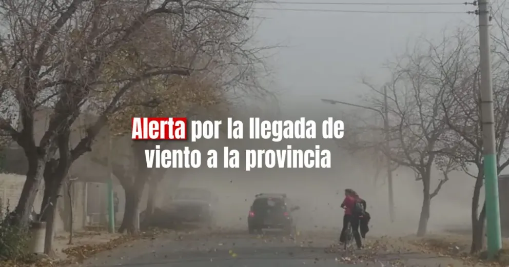 Emitieron alerta por la llegada de viento zonda para esta tarde en San Juan
