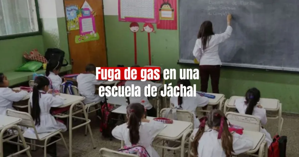 12 alumnos de una escuela de Jáchal se intoxicaron por una fuga de gas