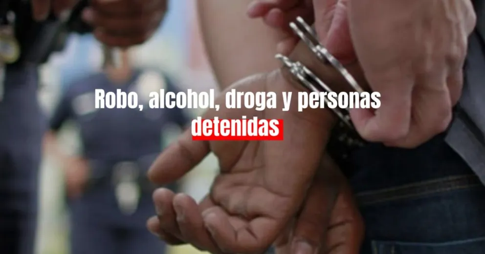 Dos hombres y una mujer detenidos por diferentes hechos ilícitos