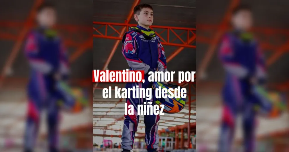 El piloto de karting que disfruta su infancia al máximo