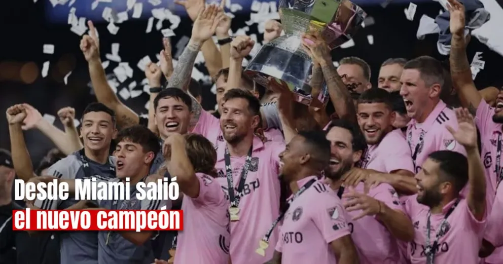 Inter de Miami se coronó campeón de la Leagues Cup de la mano de Messi 