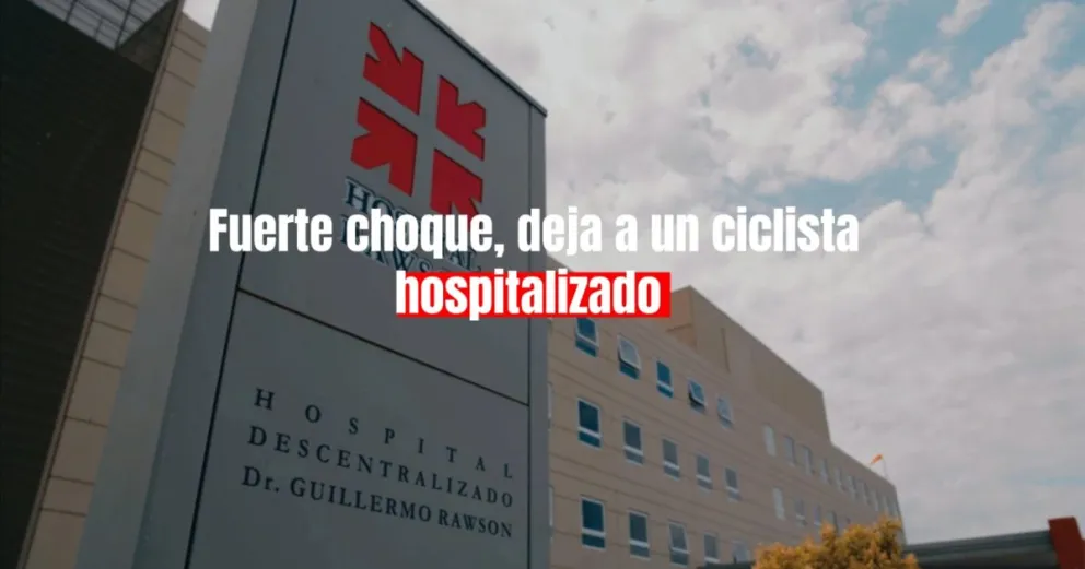 Un ciclista hospitalizado tras ser embestido por un auto