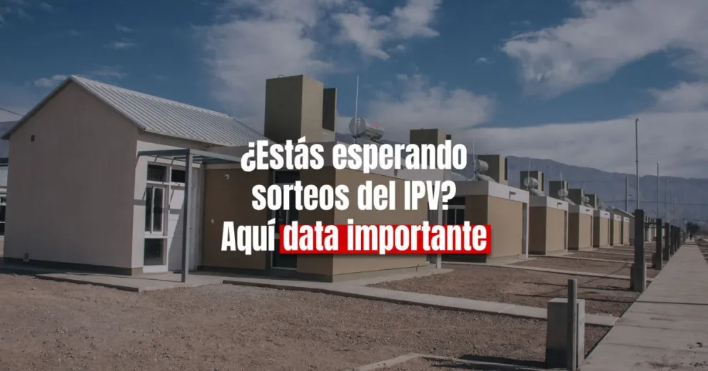Cómo sortearán los próximos barrios del IPV: fechas y requisitos