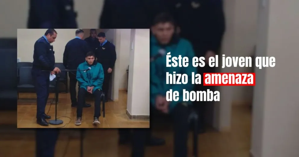 El detenido por las amenazas de bomba fue a la justicia 