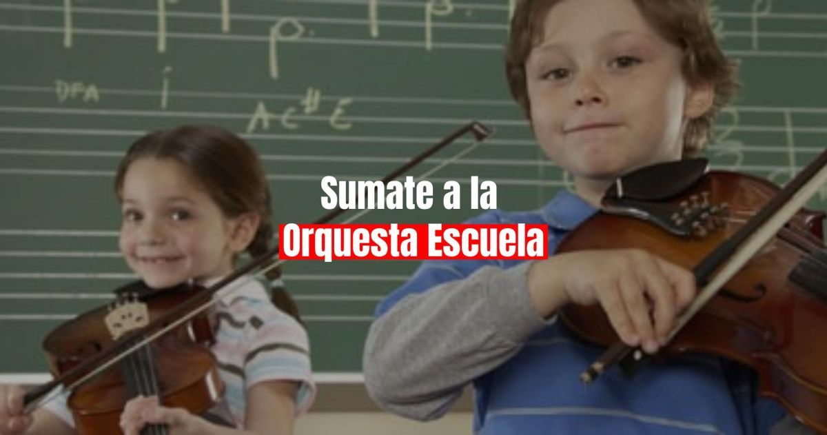 La Orquesta Escuela Municipal abrió las inscripciones para sumar chicos 