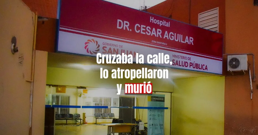 Un hombre murió luego de ser atropellado por un auto en Caucete 
