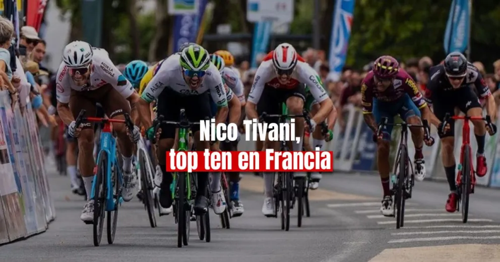Nico Tivani terminó en el top ten en la etapa final del Tour de Poitou en Francia