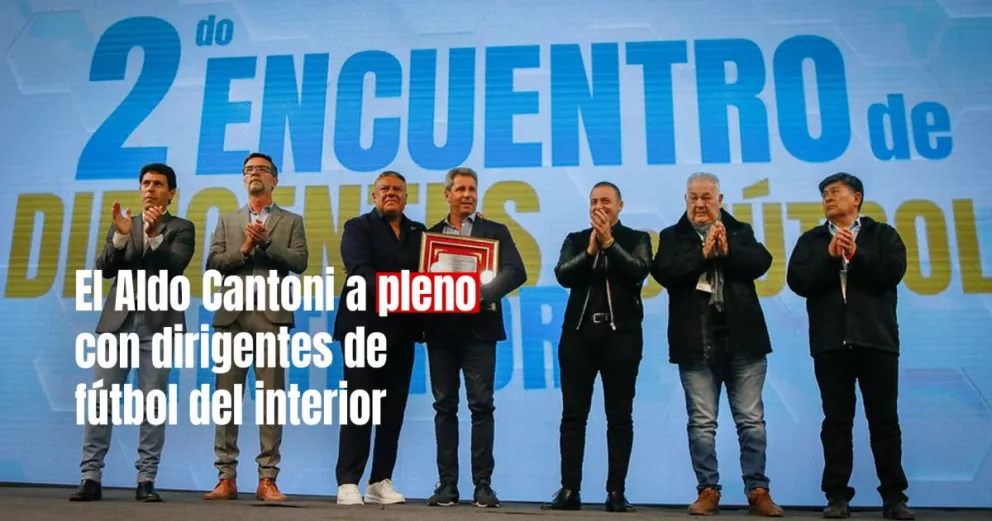 Dirigentes de Fútbol del interior llenaron el Cantoni 