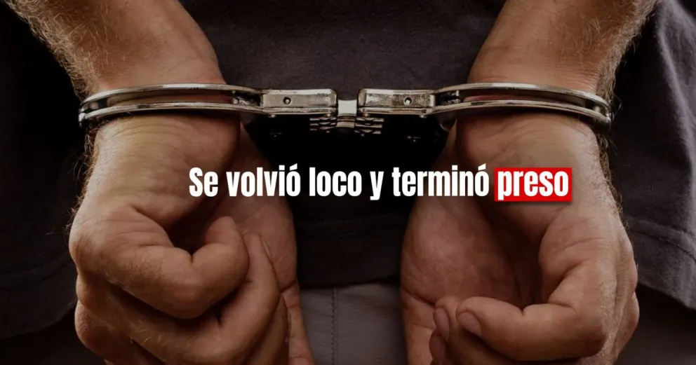 Un hombre quedó detenido por golpear a un policía y romper un patrullero 
