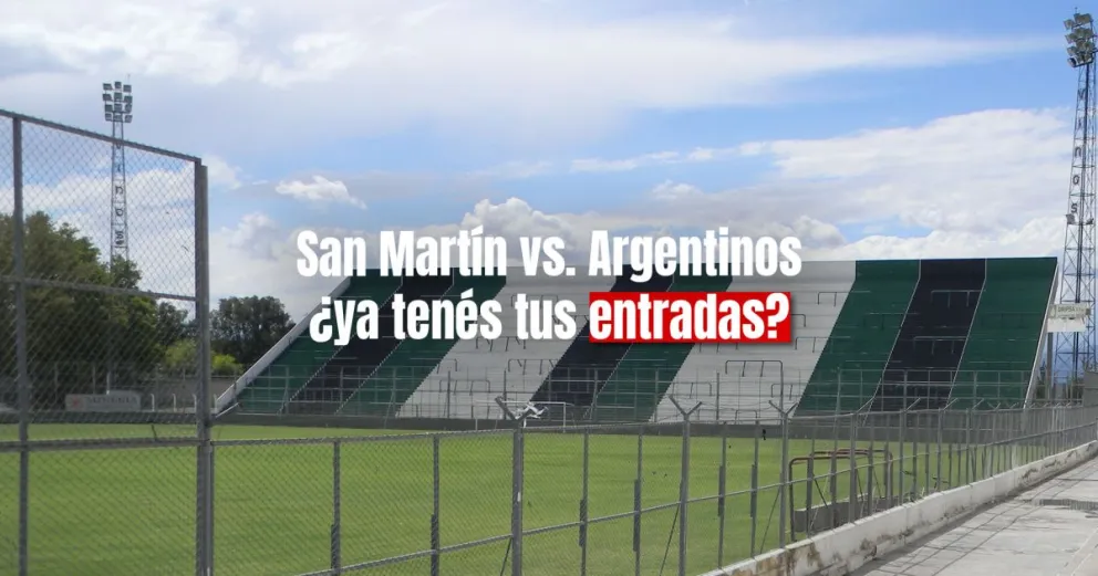 San Martín vs. Argentinos: extenderán la venta de entradas