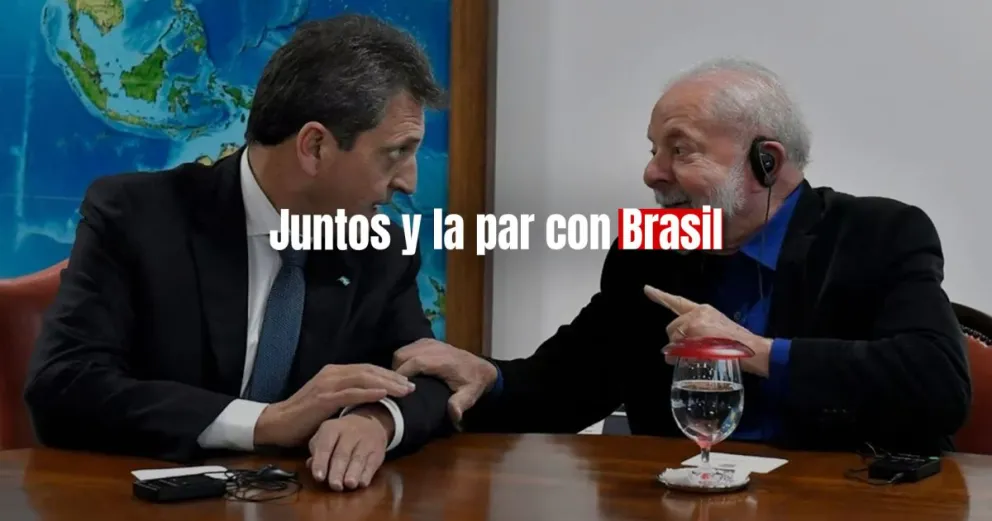 Massa viajó a Brasil para firmar un nuevo acuerdo de importaciones 