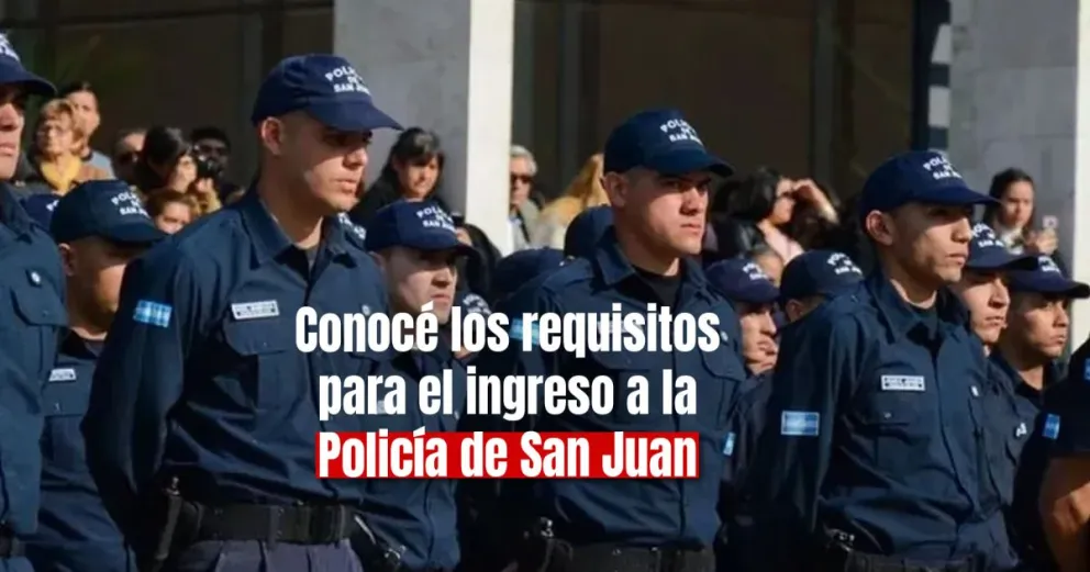 Policía en San Juan: abrió la preinscripciones para los ingreso a las carreras de Seguridad Ciudadana 