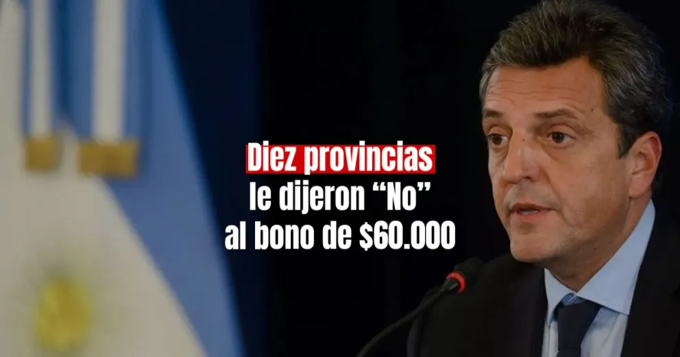 Diez provincias confirmaron que no pagarán la suma fija de $60.000 