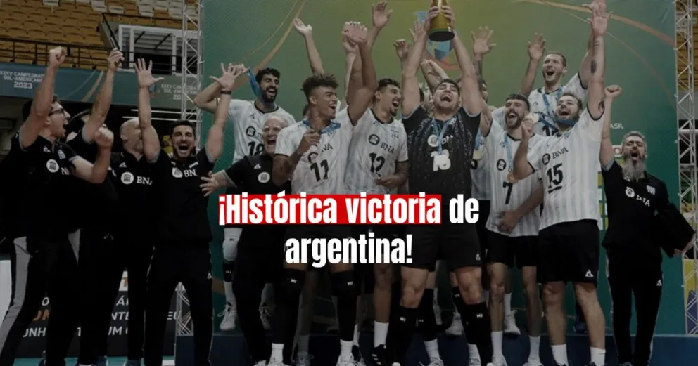 Con tres sanjuaninos, la selección argentina se coronó campeón del Sudamericano 2023
