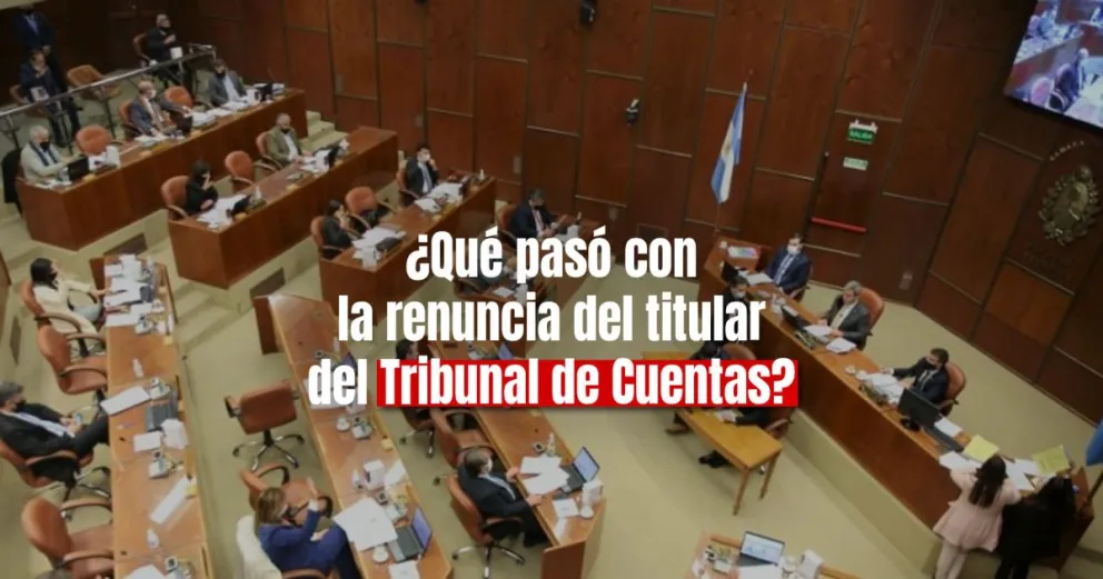 Diputados trató la renuncia del presidente del Tribunal de Cuentas
