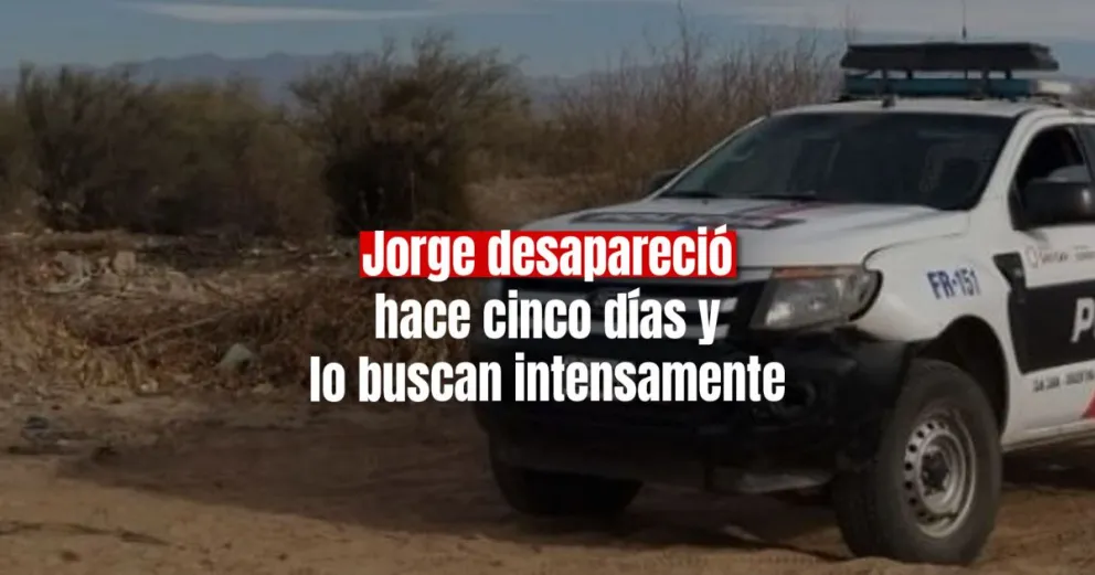 Buscan a un hombre que desapareció hace cinco días en Ullum 