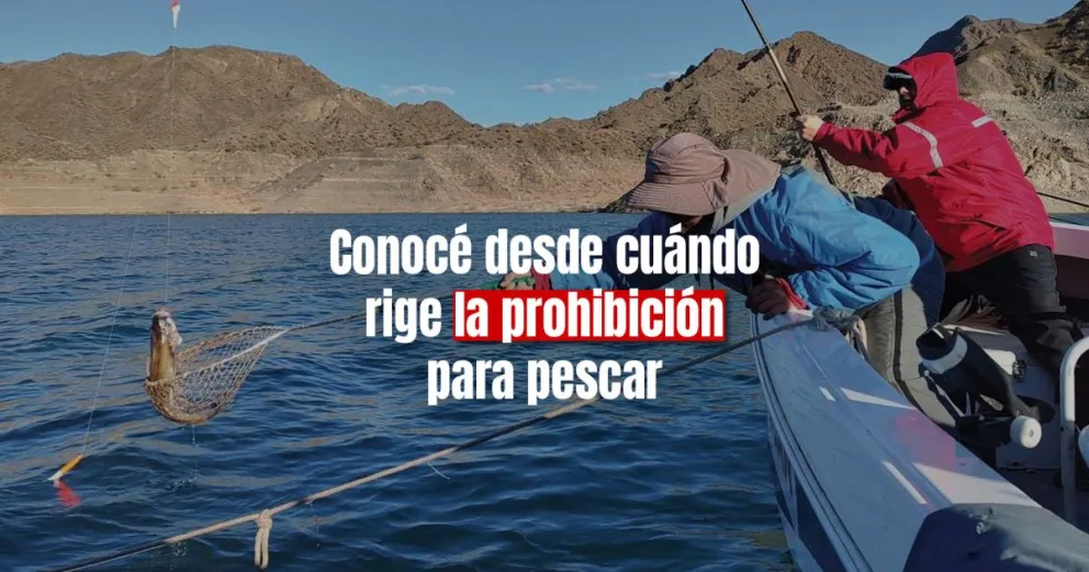 Comienza la veda que prohíbe la pesca en el dique Punta Negra