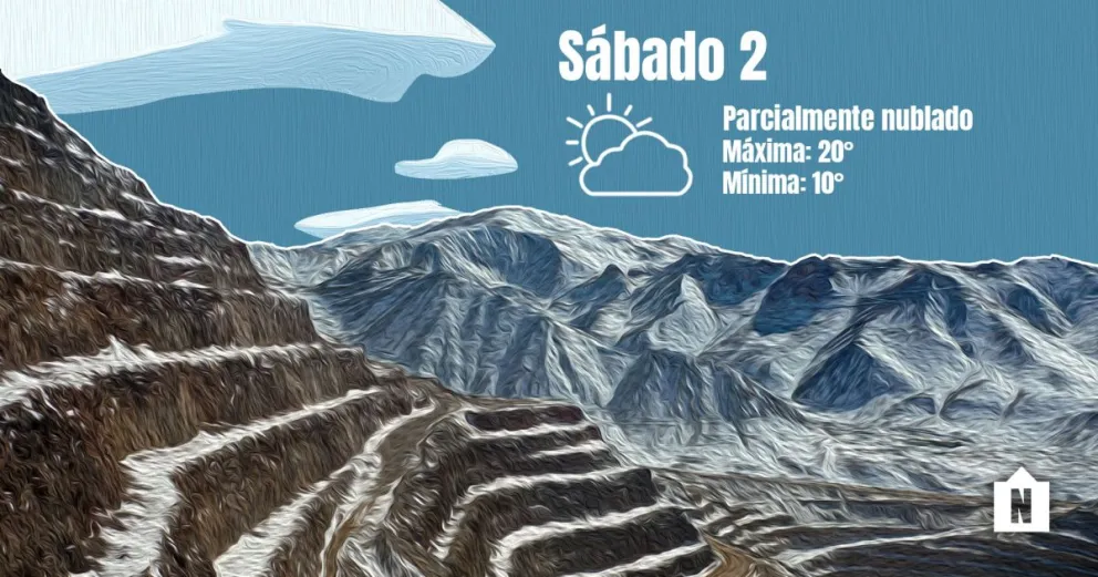 Sábado nubladito con algunos vientos