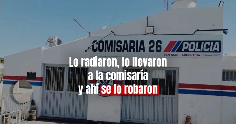Se robaron un auto radiado de una comisaría 