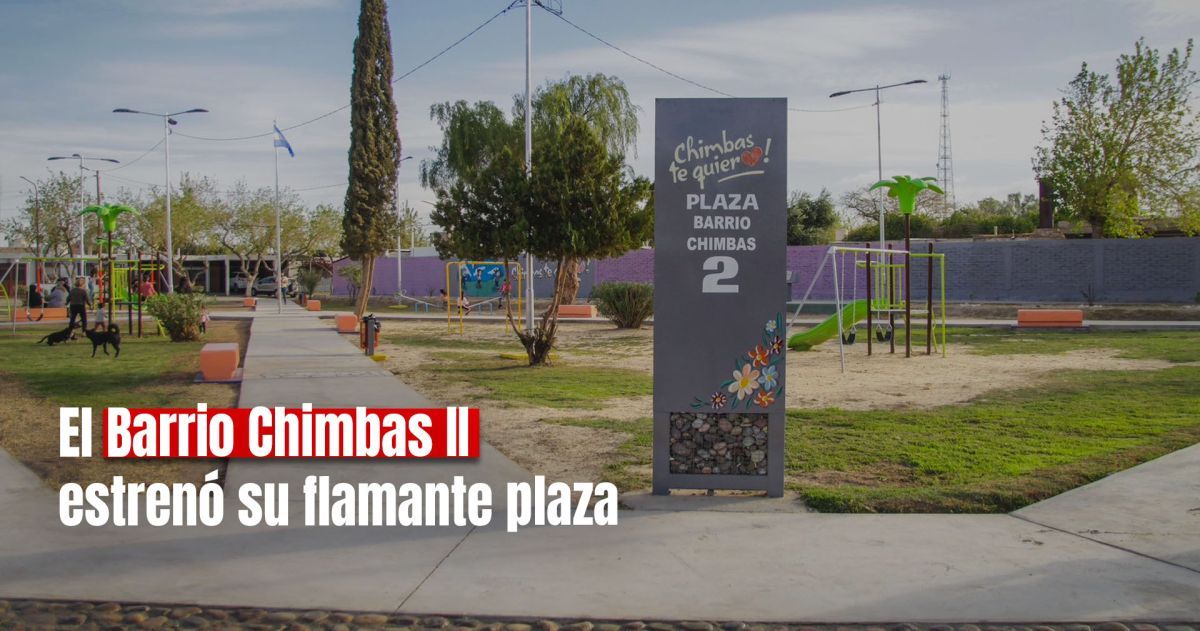 El Barrio Chimbas II estrenó plaza nueva