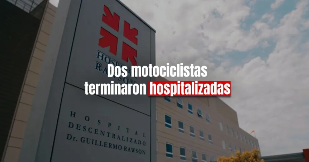Por esquivar un perro, dos motociclistas terminaron hospitalizados