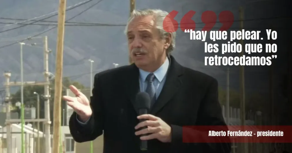Alberto Fernández:  "Les pido a todos los sanjuaninos y sanjuaninas que no se dejen llevar por el canto de sirena de nadie"