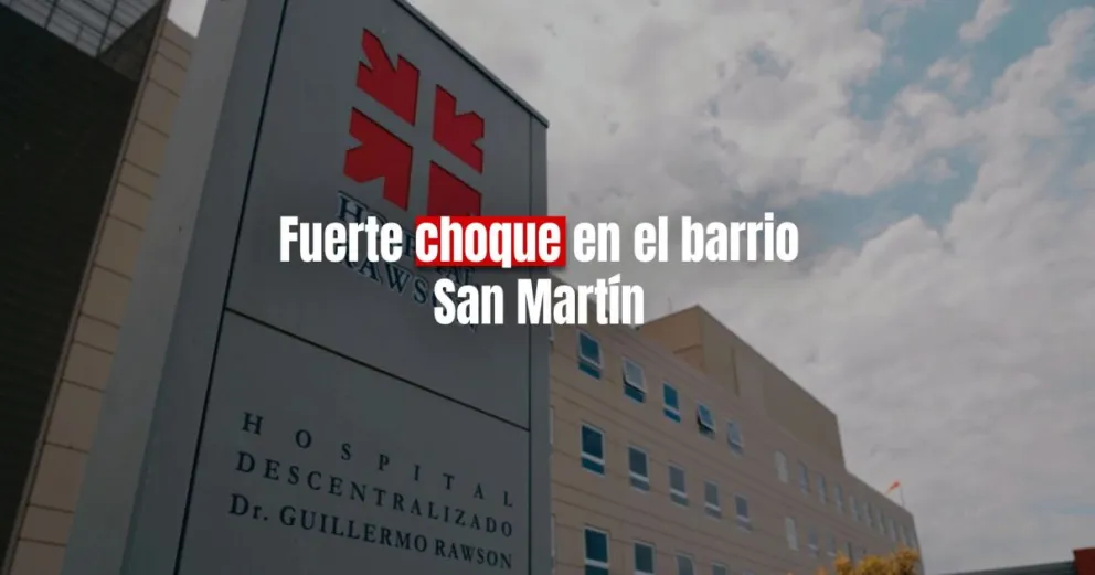 Una pareja y su hijo quedaron internados tras chocar en el barrio San Martín