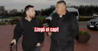 Leo Messi, llegó a Argentina y ya se encuentra en el predio de AFA