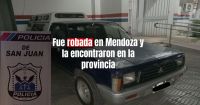Hallan en Pocito una camioneta robada en Mendoza