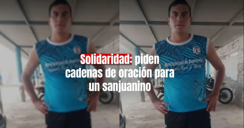 La familia de un sanjuanino solicita cadena de oración y curación de quemaduras de palabra