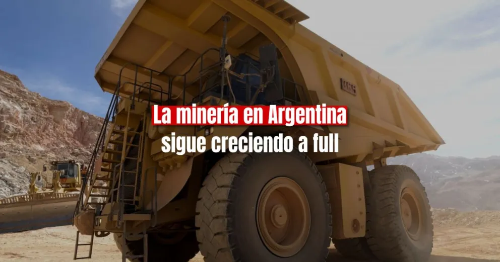 La actividad minera creció un 10,3% en julio 