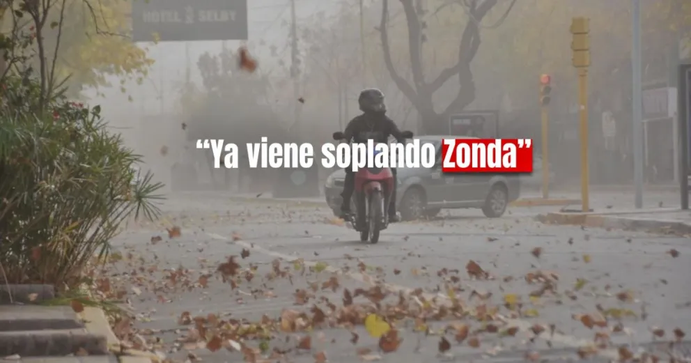 Tres departamentos de la provincia están en alerta por viento zonda 
