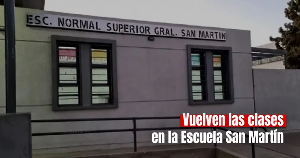Se designaron nuevas autoridades y los alumnos de la Escuela San Martín volverán a clases 