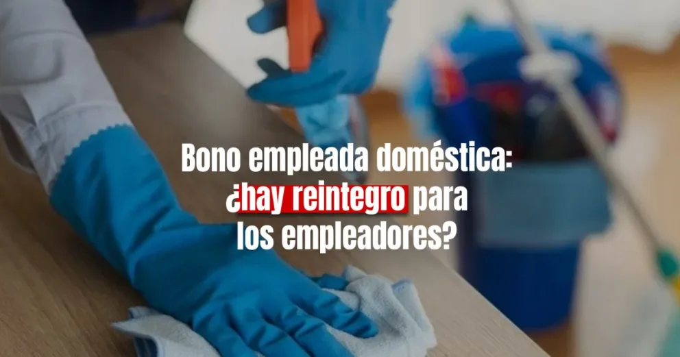 Bono de 25 mil pesos para personal doméstico: conocé los requisitos para el reintegro si soy empleador