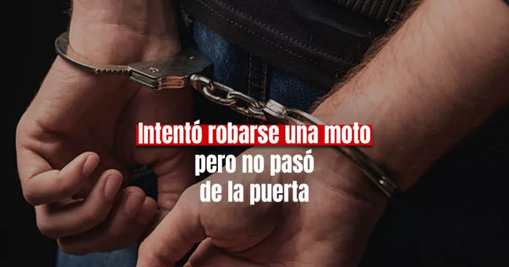 Les quisieron robar la moto y ellos mismos detuvieron al ladrón