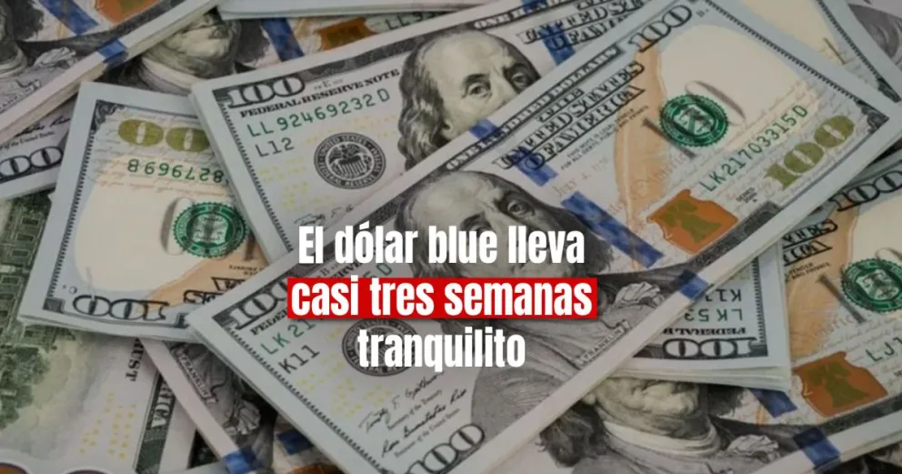 El dólar blue sumó su día número 18 consecutivo en calma