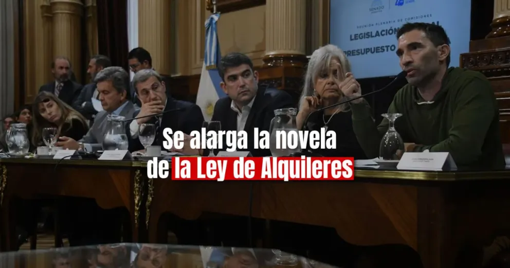 Se dilatan los cambios a la Ley de Alquileres: pasaron a cuarto intermedio