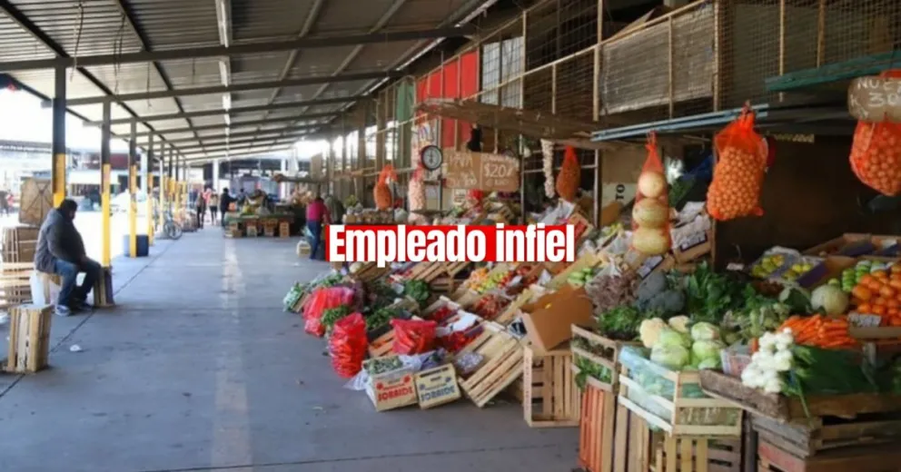 Robó cajones de frutas y verduras de la Feria de Rawson