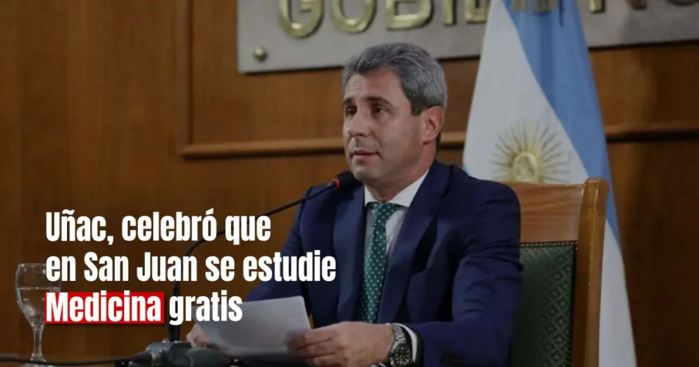 Uñac destacó la creación de la carrera de Medicina en la UNSJ