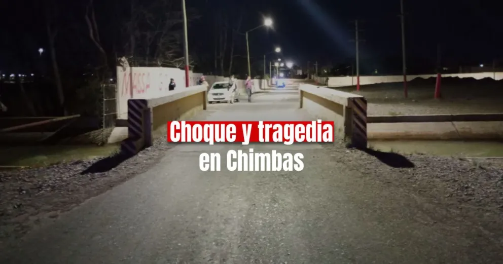 Perdió el control de la moto, cayó al canal y murió 