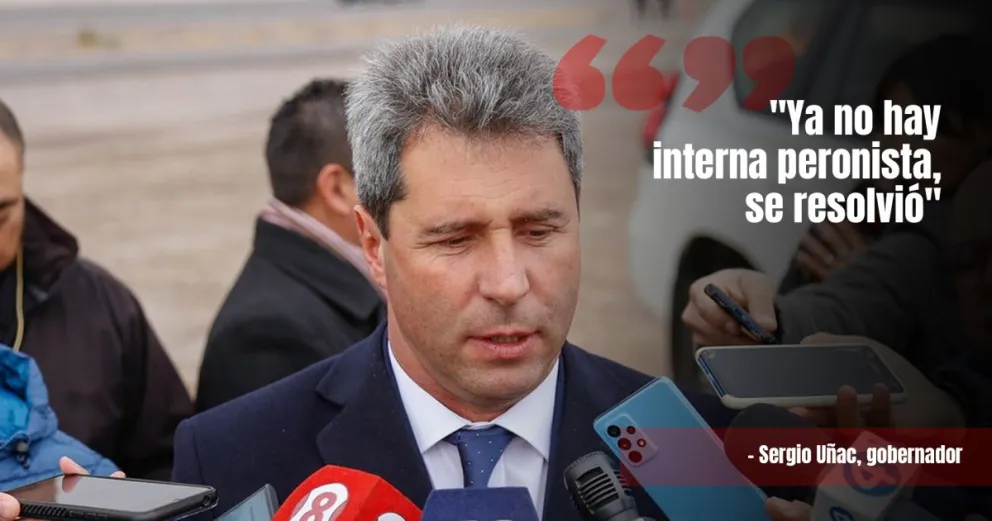Uñac dijo que se resolvió la interna del peronismo sanjuanino