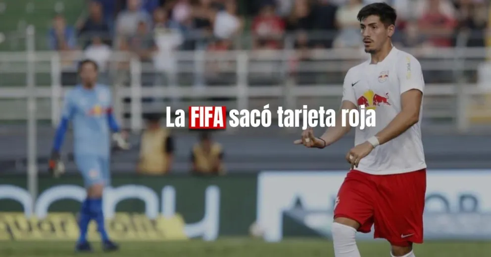Un jugador de la Selección Argentina Sub 23 fue suspendido por la FIFA 