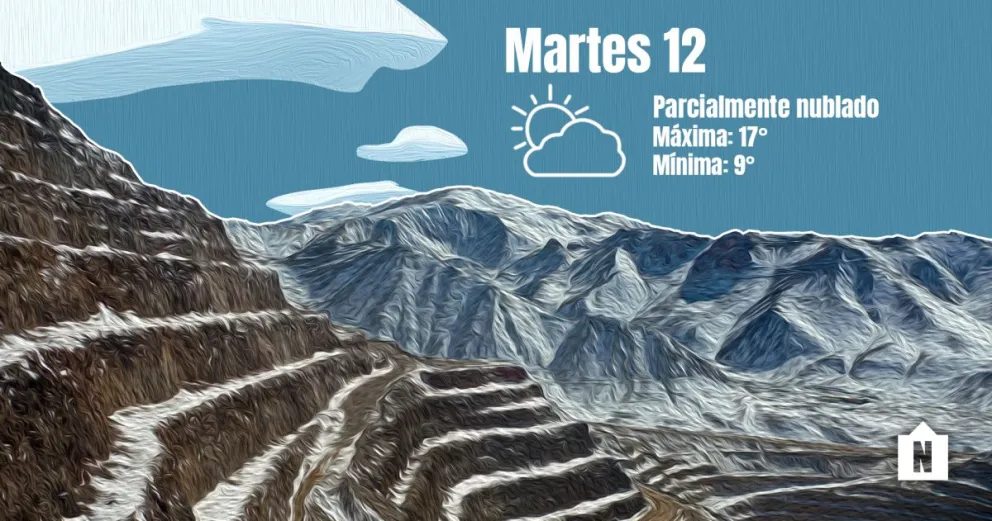 Martes nublado y ¿con lluvia? 