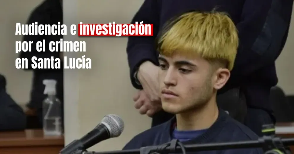 Crimen en Santa Lucia: hallaron droga en el cuerpo del imputado y en el de la víctima 