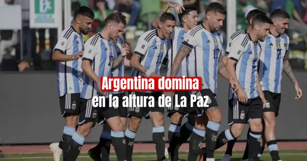 Argentina derrota 2 a 0 a Bolivia 