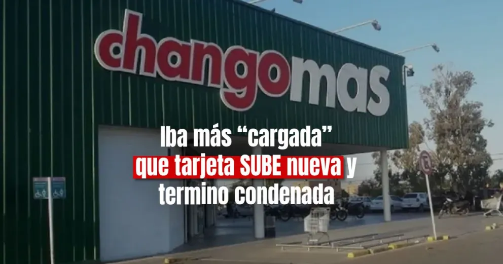 Una mujer quiso llevarse un carrito lleno de mercadería y fue detenida 