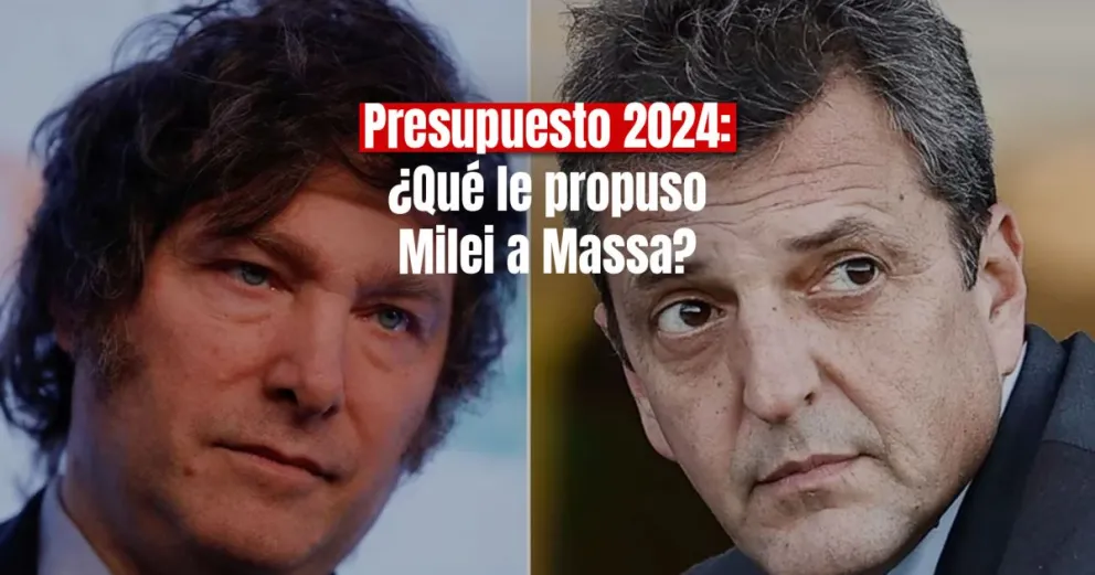 Presupuesto 2024: Milei le propuso a Massa que sea tratado después de las generales 