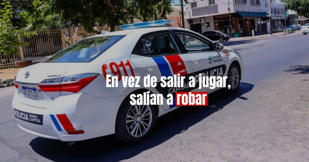Dos menores de edad fueron detenidos por intentar robarle a un automovilista 
