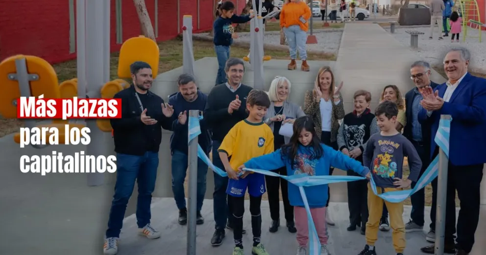 Se inauguró una nueva plaza en el Consorcio Libertador donde antes había un basural