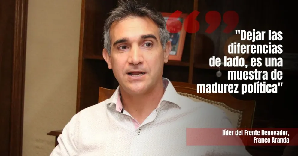 Franco Aranda: “Tenemos la capacidad de dejar las diferencias de lado para ir por un objetivo en común”